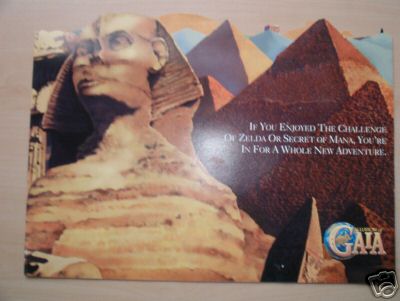 Rare Illusion of Gaia Nintendo Power Promo Card